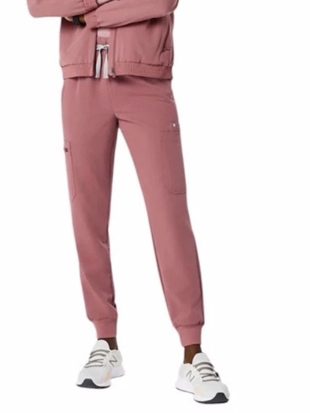 Figs Uman High Waisted Jogger Scrub Pants Women’s Mauve XSR Relaxed Fit